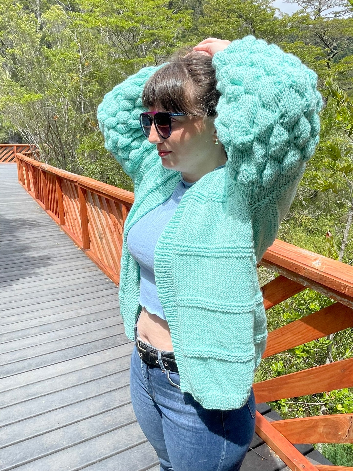 Cardigan Amapola (a pedido)