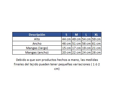 Sweater Tulipán (a pedido)