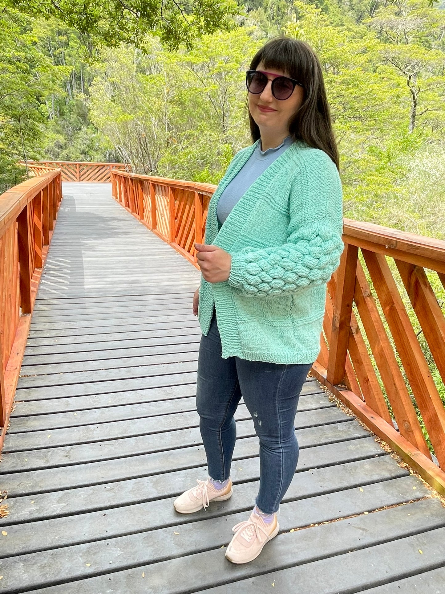 Cardigan Amapola (a pedido)