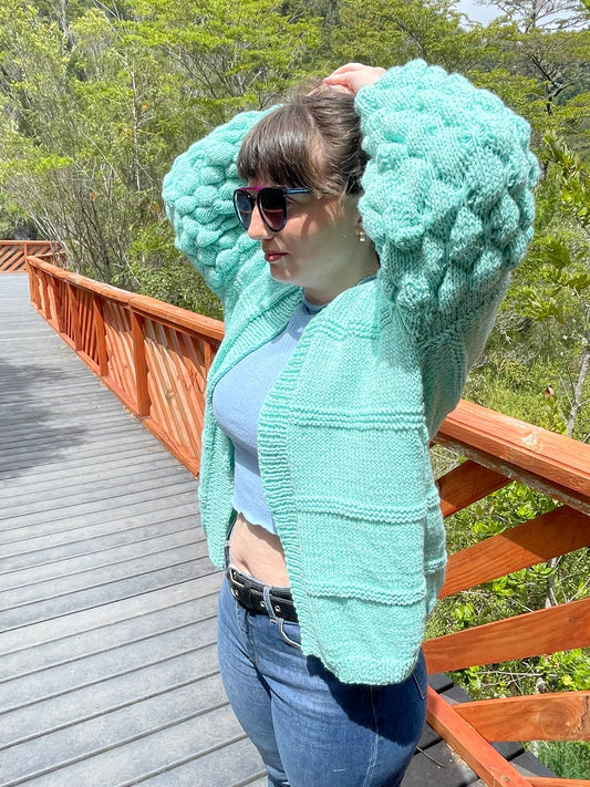 Cardigan Amapola (a pedido)